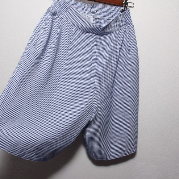 Vintage Fundamental Things Gingham Check High Waist Culottes Shorts Size 6P - Picture 6 of 6